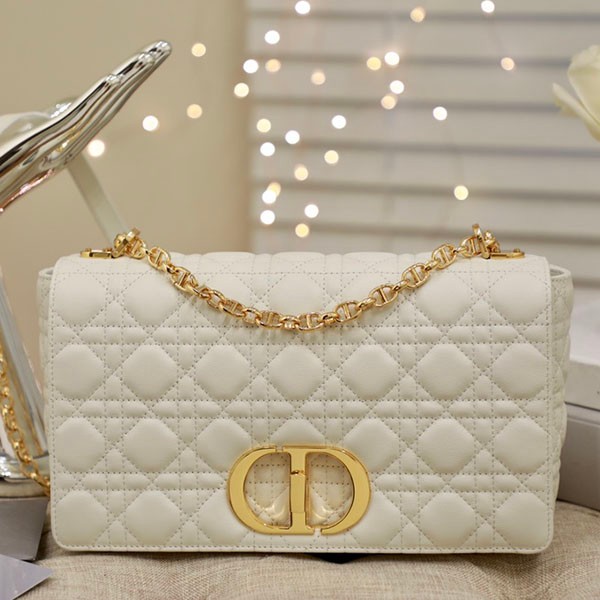 [DIOR CARO] Large Bag Cannage Calfskin Replica deg23458