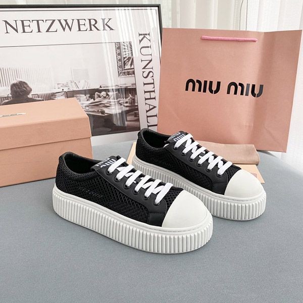 Extremely rare! Miu Miu mesh platform sneakers replica myy27829 Extremely rare! Miu Miu mesh platform sneakers replica myy27829