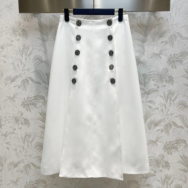 ☆Louis Vuitton Replica☆LV × YK Technical Gabardine Midi Skirt 1AB7T