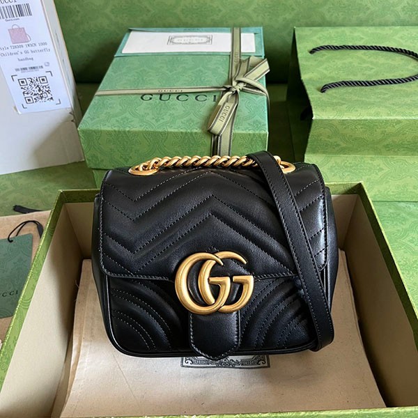 Gucci GG Marmont Replica Quilted Leather Shoulder Bag gul48987 Gucci GG Marmont Replica Quilted Leather Shoulder Bag gul48987