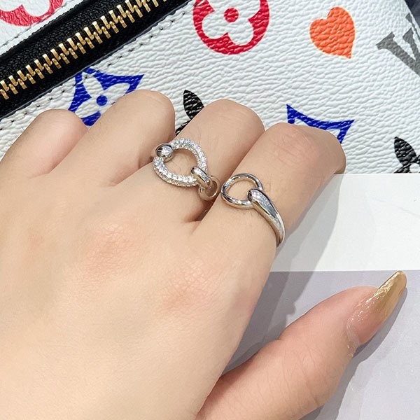 High quality???Hermes horseshoe buckle ring replica erg24486