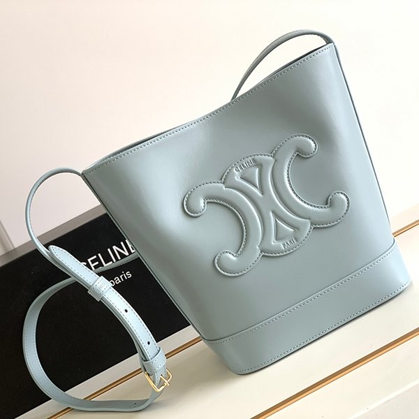 Celine Triomphe replica bucket bag 198243DU304LU Celine Triomphe replica bucket bag 198243DU304LU