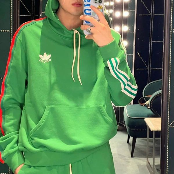 No. 1 in cumulative total sales! Adidas x Gucci collaboration cotton jersey hoodie guh97411 No. 1 in cumulative total sales! Adidas x Gucci collaboration cotton jersey hoodie guh97411
