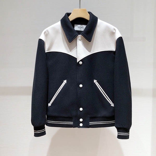 Immediate delivery Celine copy soft lambskin leather jacket Cew62931
