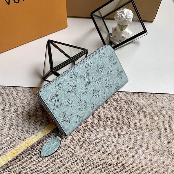 Louis Vuitton Zippy Wallet Fake Mahina Veil Lagoon M69032 Sold Out
