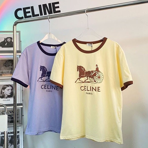 No customs duties Celine Sulky T-shirt replica / cotton 2X575485F No customs duties Celine Sulky T-shirt replica / cotton 2X575485F