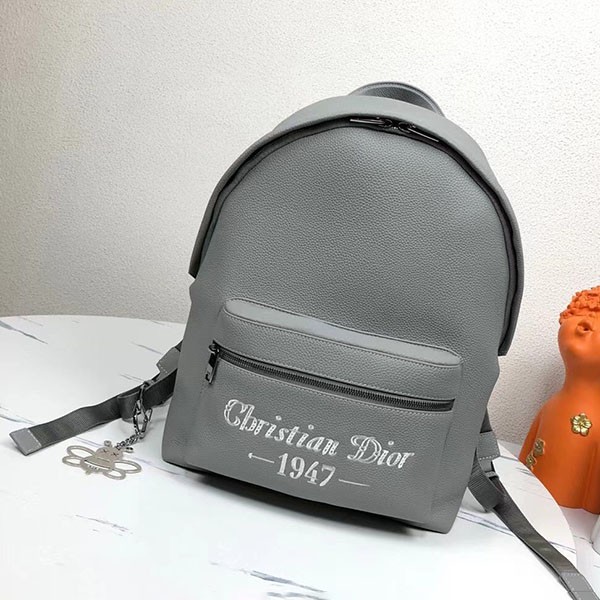Nice Dior backpack replica rider 1947 grained calfskin deu66826