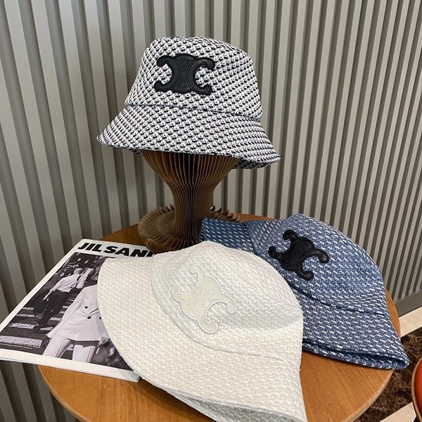 Attention ★ Celine Triomphe Bucket Hat Replica Cer88469