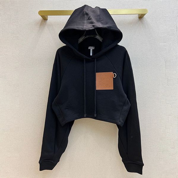 The hot topic! Loewe Anagram Cropped Cotton Hoodie Replica lod63199 The hot topic! Loewe Anagram Cropped Cotton Hoodie Replica lod63199