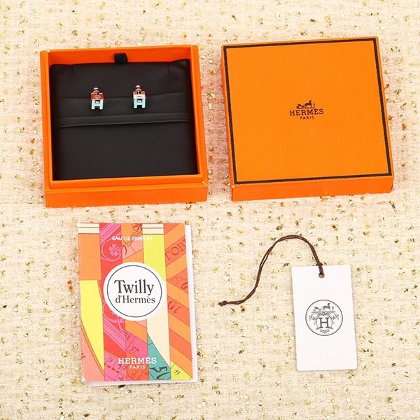 Lovely new color ☆ Rare Hermes H earrings replica ere25174