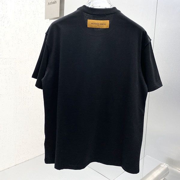 I definitely want it! Louis Vuitton LV concert print T-shirt copy vub49851