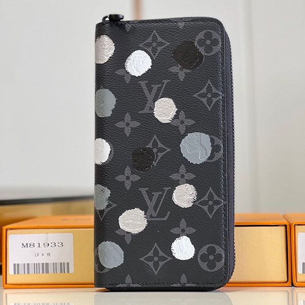 Luxury brand Louis Vuitton Yayoi Kusama collaboration copy Zippy wallet vut65555 Luxury brand Louis Vuitton Yayoi Kusama collaboration copy Zippy wallet vut65555