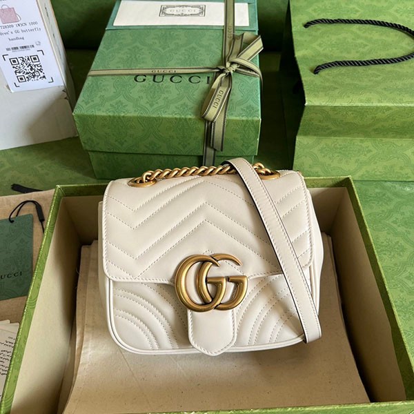 Love at first sight? Gucci Replica GG Marmont Quilted Leather Shoulder Bag gug59962