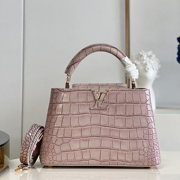 Stylish Louis Vuitton Crocodile Leather Capucines BB Bag Replica vur89929