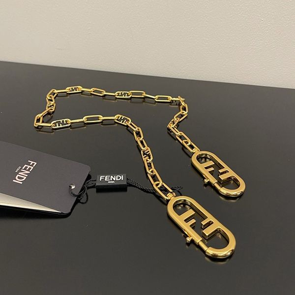 Fendi Gold Metal Shoulder Strap You fej96895