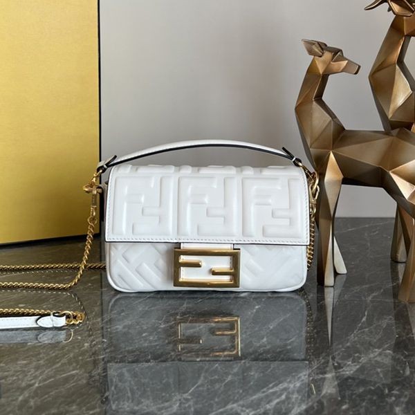 Very popular Fendi Leather Baguette Replica Large Shoulder Bag feb84987