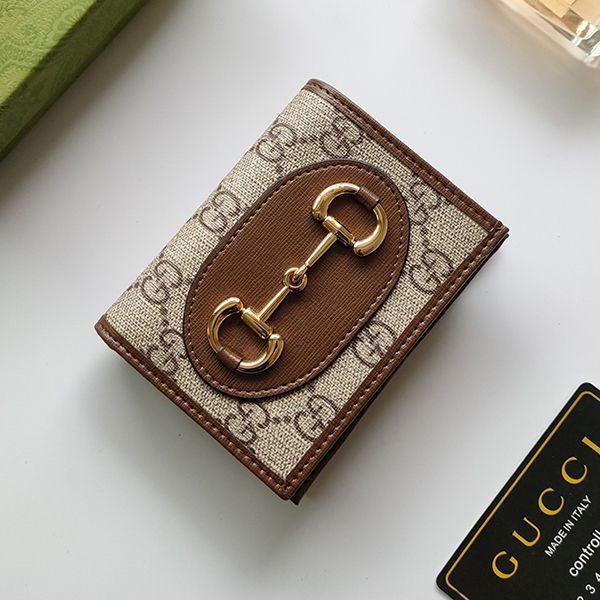 Immediate shipping Gucci replica Horsebit 1955 card case wallet guo90438
