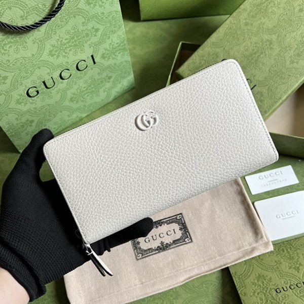 High quality Gucci Double G Zip Around Wallet Replica Fake gud49212