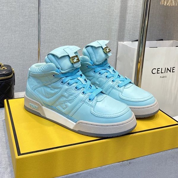 High brand Fendi replica match high top sneakers leather fee67465 High brand Fendi replica match high top sneakers leather fee67465