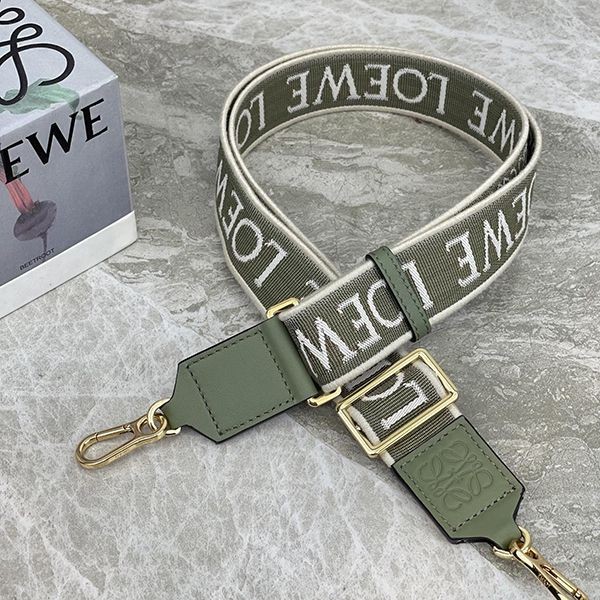 Hard to find Loewe Anagram Strap Jacquard & Calfskin lov95032