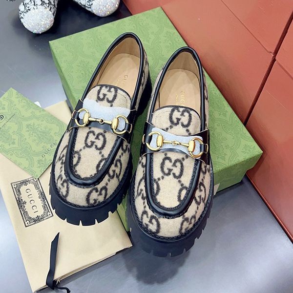 Love at first sight? Gucci Horsebit Loafers Women's Shoes Replica gud01067