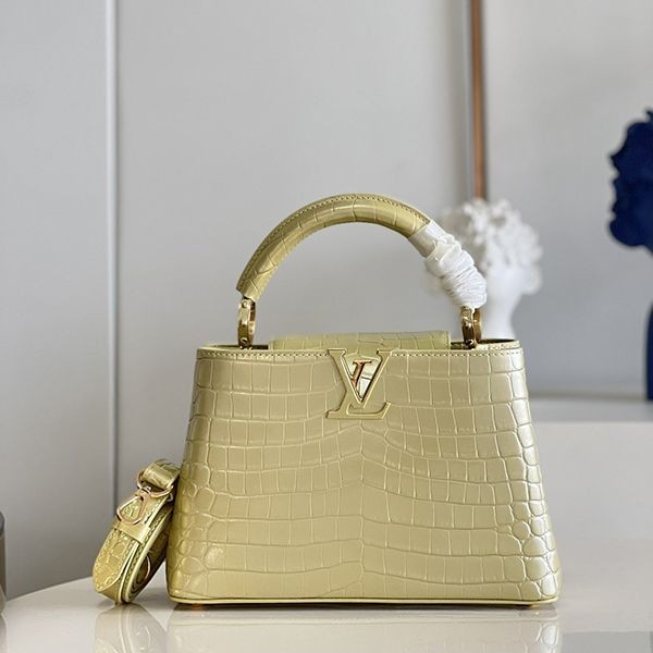 Louis Vuitton Capucines BB Bag Replica Crocodile Leather vum88686