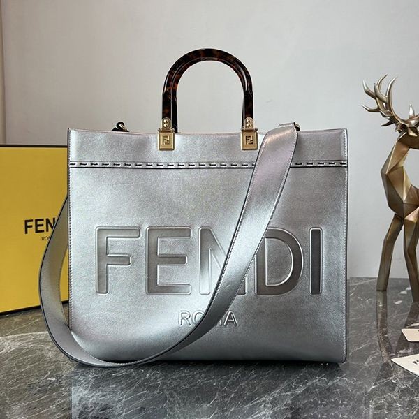 ☆Super popular☆Fendi Sunshine Medium Leather Shopper Bag FEP53986