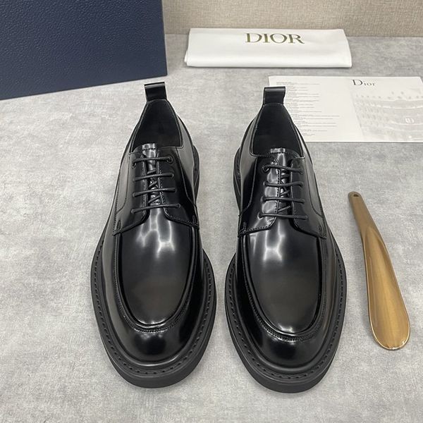 Stylish Dior Carlo Leather Lace-up Shoes Replica den83041 Stylish Dior Carlo Leather Lace-up Shoes Replica den83041