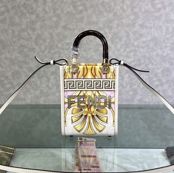 Fendi Sunshine Shopper Small Fender Che FF Mini feb76240