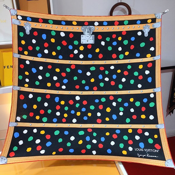 Louis Vuitton x Yayoi Kusama Replica LV x YK Carré 90? Painted Dot M78283
