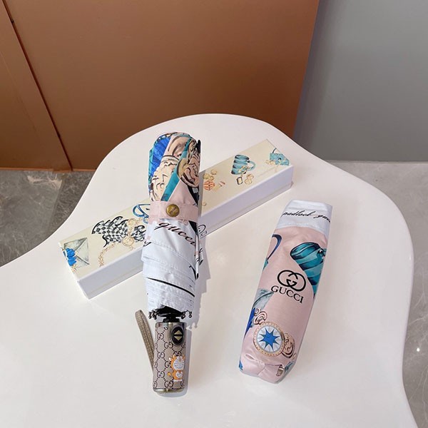 ★Japan!! Popular! Gucci Folding Umbrella Replica Automatic Opening and Closing guh69835