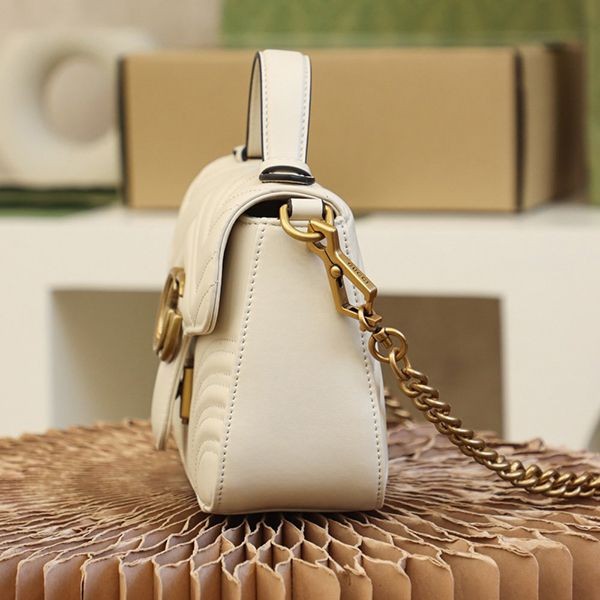 Attention ★ Gucci GG Marmont Mini Top Handle Bag Replica guu03634