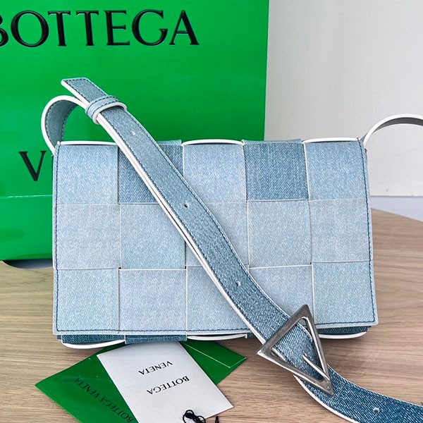 Bottega Veneta Cassette Shoulder Bag Replica Denim boj41136 Bottega Veneta Cassette Shoulder Bag Replica Denim boj41136