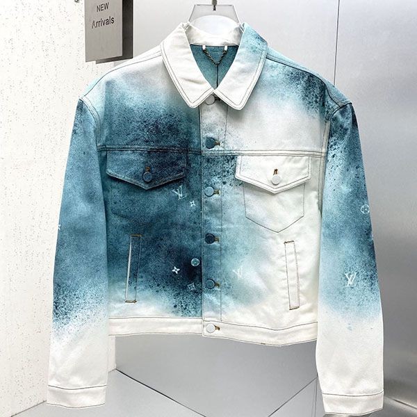 Louis Vuitton denim jacket replica vud19678 Louis Vuitton denim jacket replica vud19678