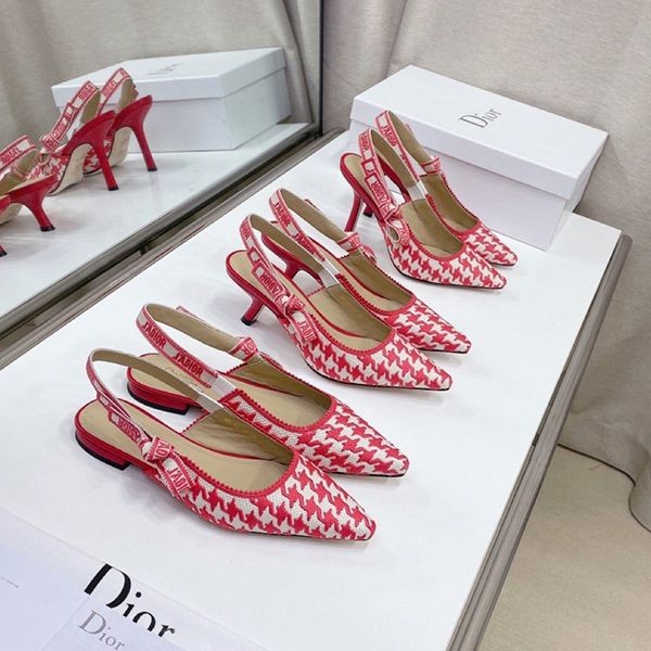 Cute Dior replica slingback pumps in technical fabric den84378