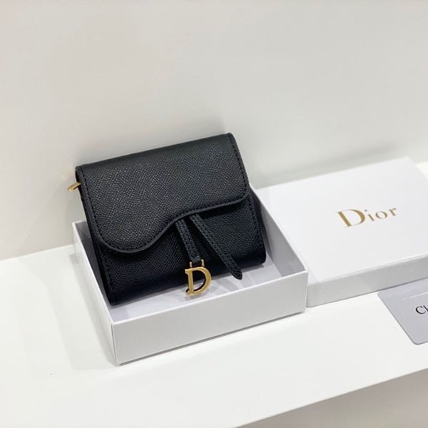 [Tax included] Dior replica saddle leather mini wallet dey18820