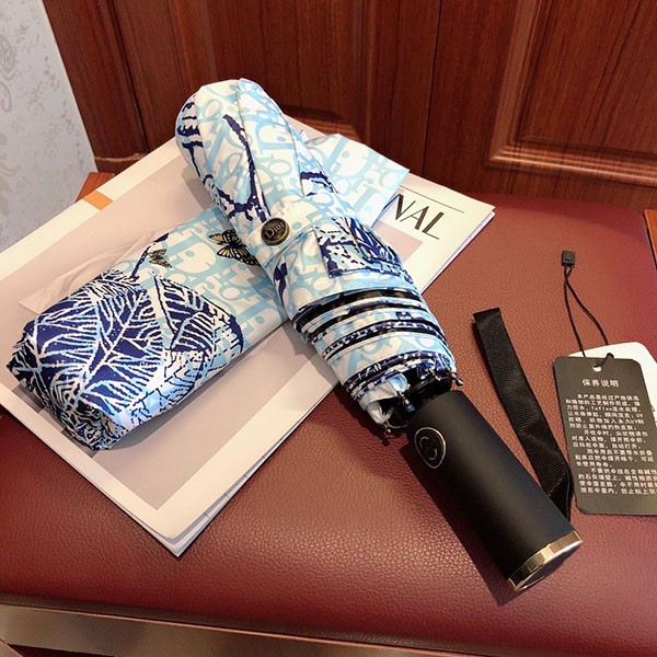 Dior 3-fold umbrella copy, automatic opening and closing, parasol dec91221