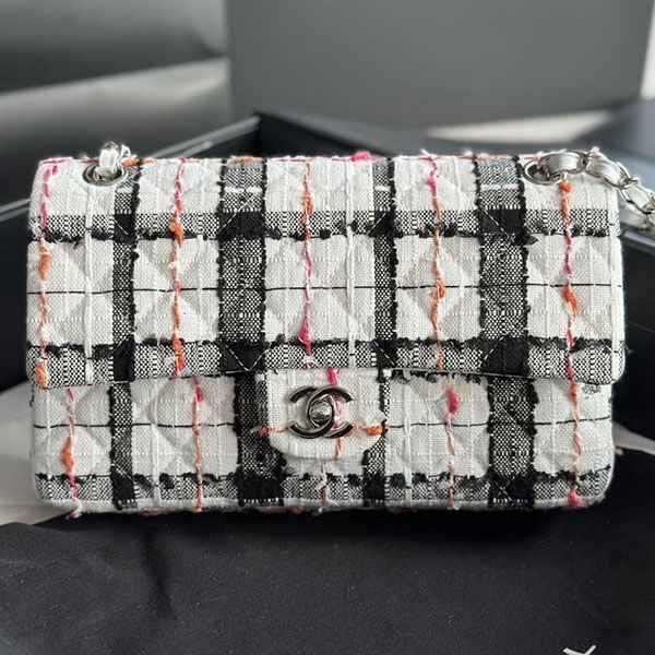 Chanel CC Tweed Matelasse Classic Bag Replica shr97134 Chanel CC Tweed Matelasse Classic Bag Replica shr97134