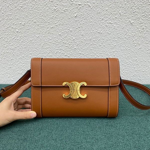 Rare color Celine Triomphe shoulder bag replica Ceu83448 Rare color Celine Triomphe shoulder bag replica Ceu83448