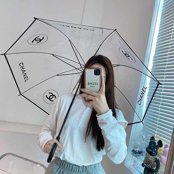 ☆Super popular☆ Chanel long umbrella clear umbrella replica shd21653