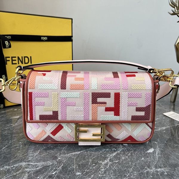 Extremely rare! Fendi Baguette FF embroidered Hound replica shoulder bag feh25658 Extremely rare! Fendi Baguette FF embroidered Hound replica shoulder bag feh25658