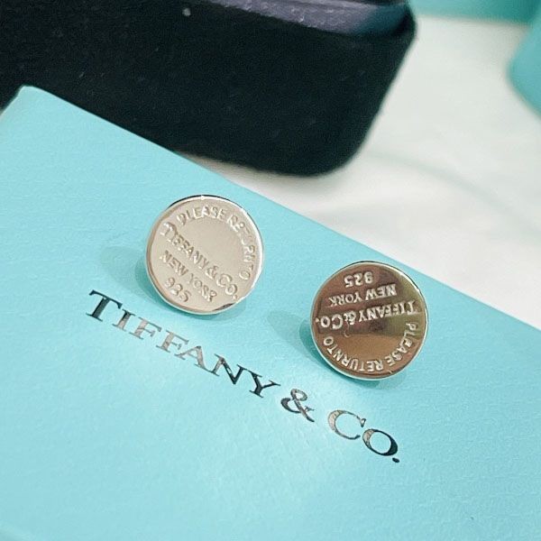 Express delivery Tiffany circle stud earrings replica Tir44607