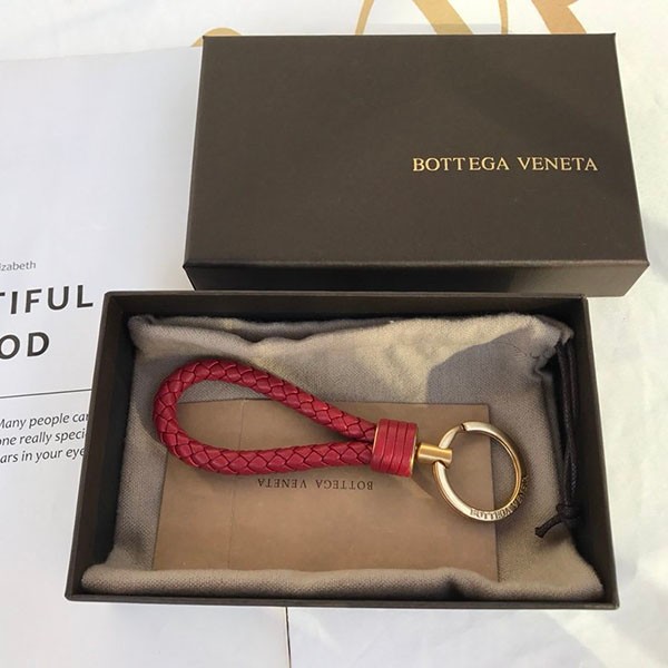 Bottega Veneta Replica Lambskin Keyring bok48847