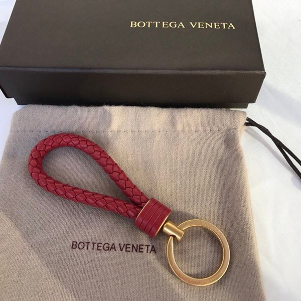 Bottega Veneta Replica Lambskin Keyring bok48847