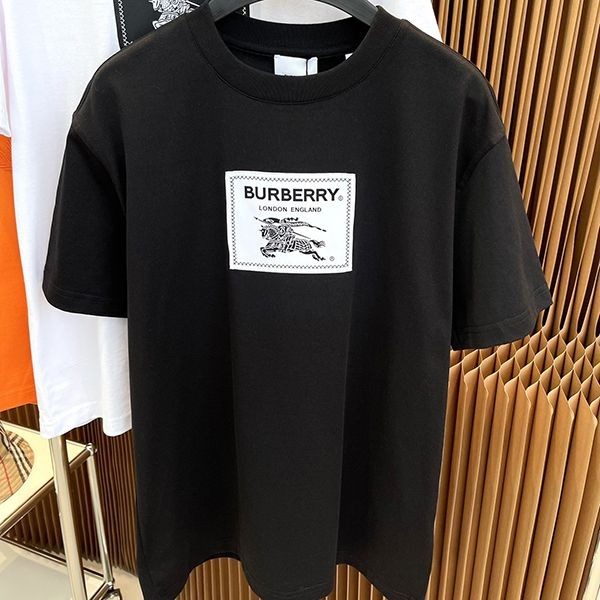 New limited edition Burberry T-shirt replica in black Bay86845 New limited edition Burberry T-shirt replica in black Bay86845