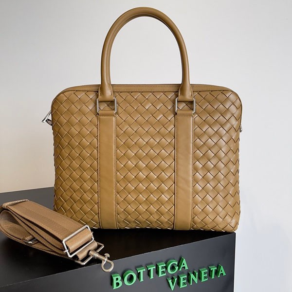 Fake Bottega Veneta Slim Intrecciato Briefcase 690702V0E527718
