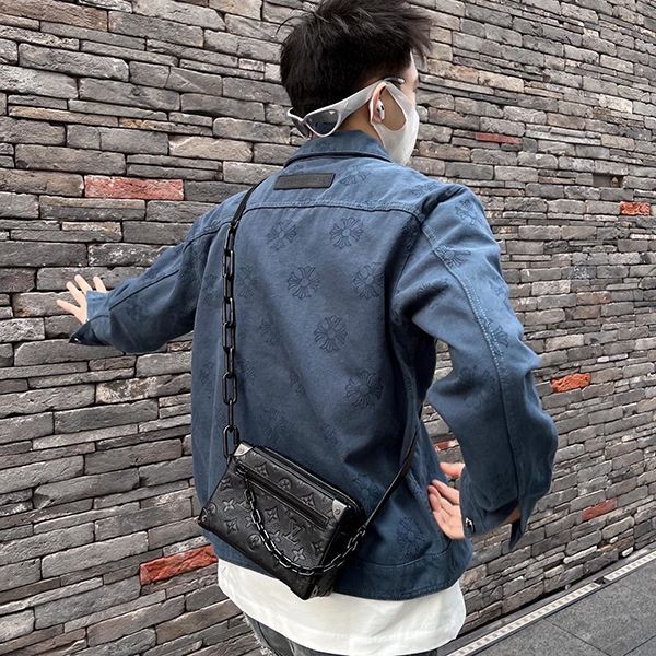 2023 Spring/Summer Chrome Hearts Floral Cross Replica Denim Jacket Kuf12784