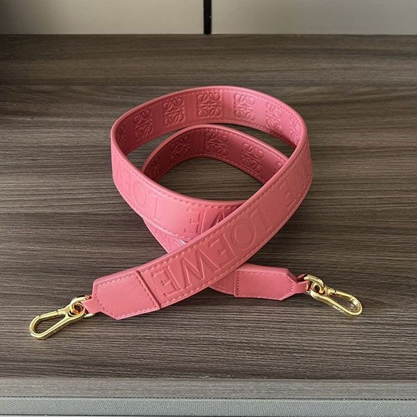 Hard to find Loewe strap satin calf replica logo embossed lof15498