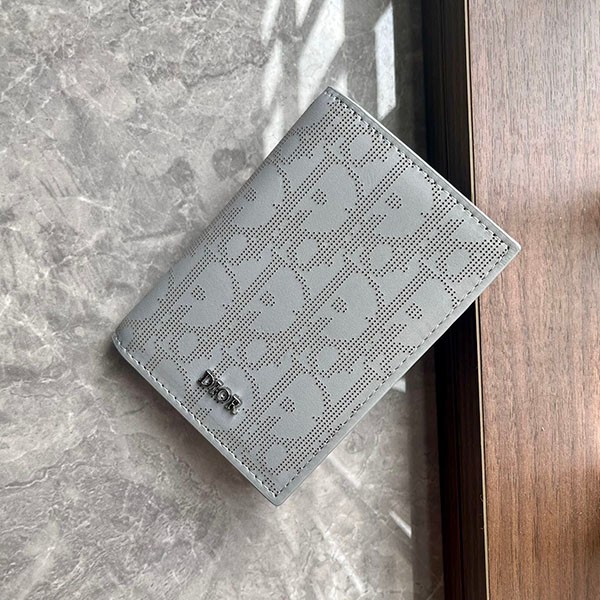 [Highly practical and elegant?] Dior Oblique Copy Bi-fold Card Holder deg48986