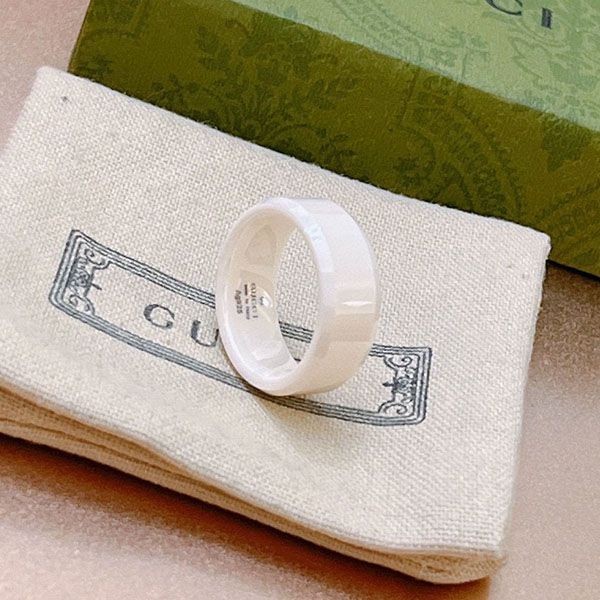 Very popular! Gucci ring replica icon white zirconia guj19007